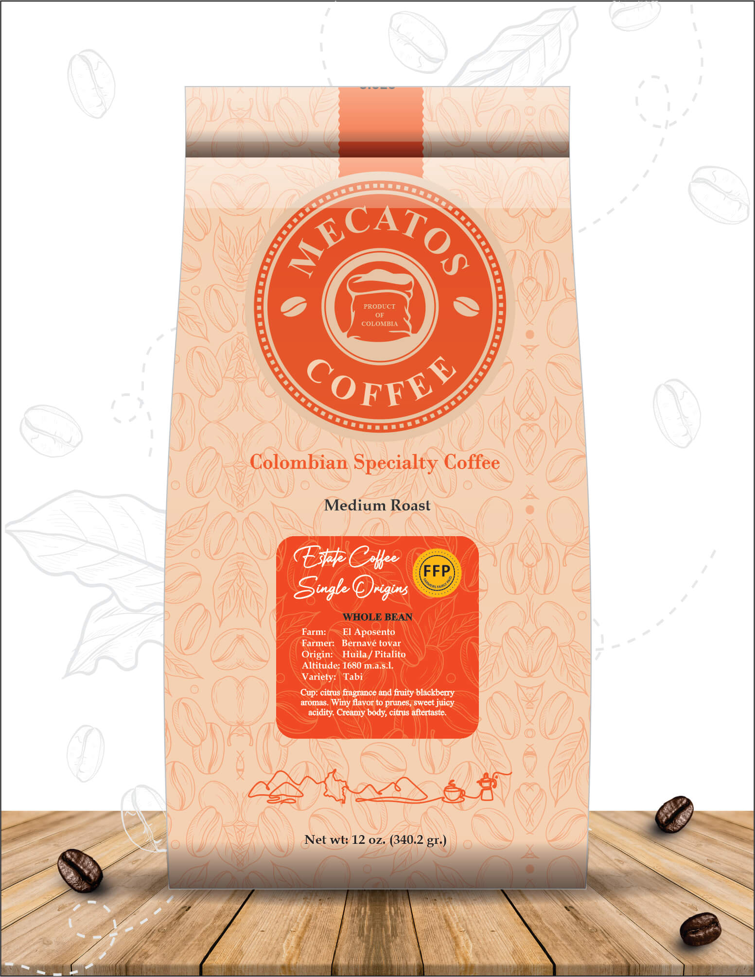 Roasted Coffee Farm El Aposento, Variety Tabi Mec Coffee